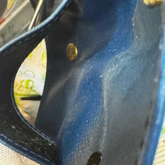 Louis Vuitton epi-leather hand, painted card key holder converted wristlet - Picture 4 of 17